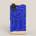 Abstract line art Figure 7 iPhone Case Gallery Image 1