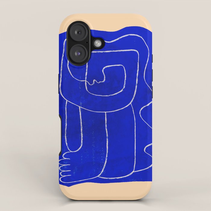 Abstract line art Figure 7 iPhone Case Gallery Image 1
