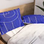 Abstract line art Figure 7 Pillow Sham Gallery Image 2