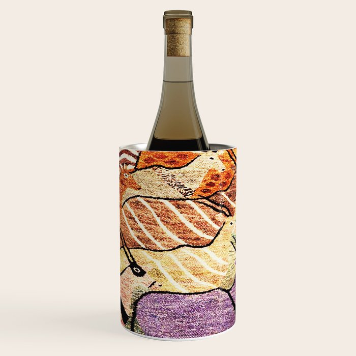 Vintage African Animal Rug Print Wine Chiller Gallery Image 3