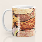 Vintage African Animal Rug Print Coffee Mug Gallery Image 3