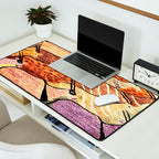Vintage African Animal Rug Print Desk Mat Gallery Image 2