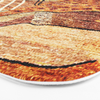 Vintage African Animal Rug Print Bath Mat Gallery Image 3