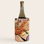 Vintage African Animal Rug Print Wine Chiller Gallery Image 1