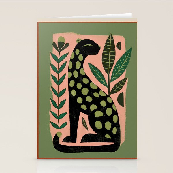 Spotted Cat Stationery Card Gallery Image 2