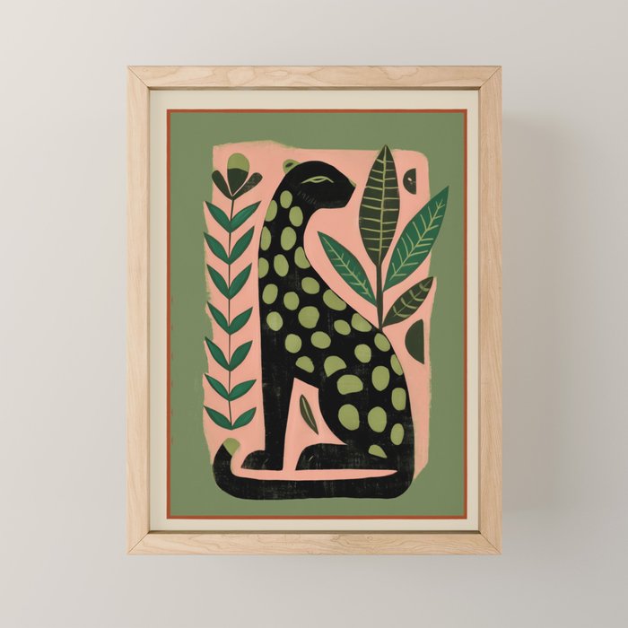 Spotted Cat Mini Art Print Gallery Image 1