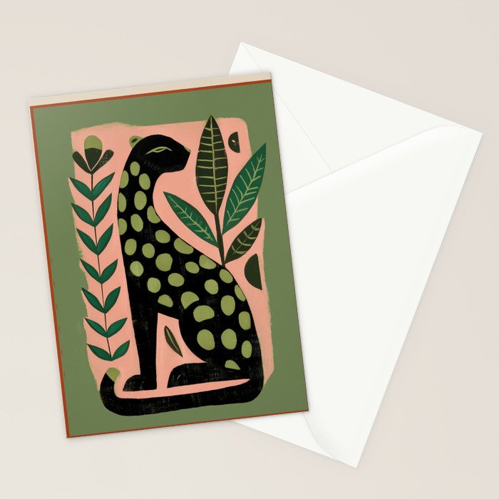Spotted Cat Stationery Card Gallery Image 2