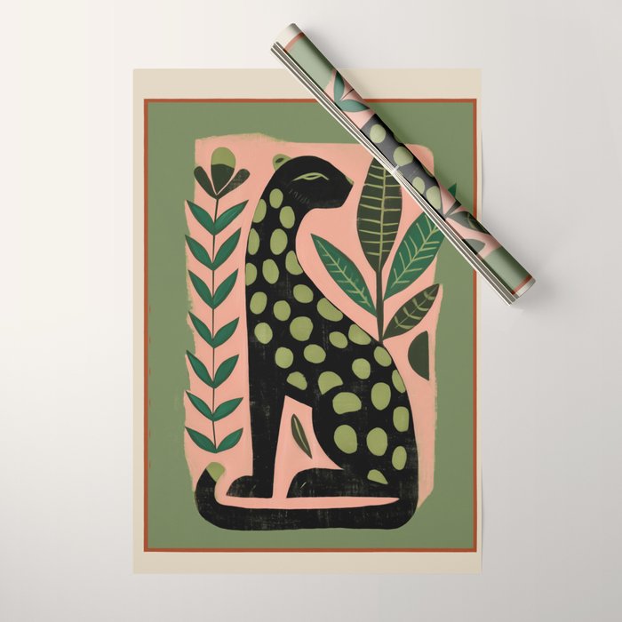 Spotted Cat Wrapping Paper Gallery Image 1