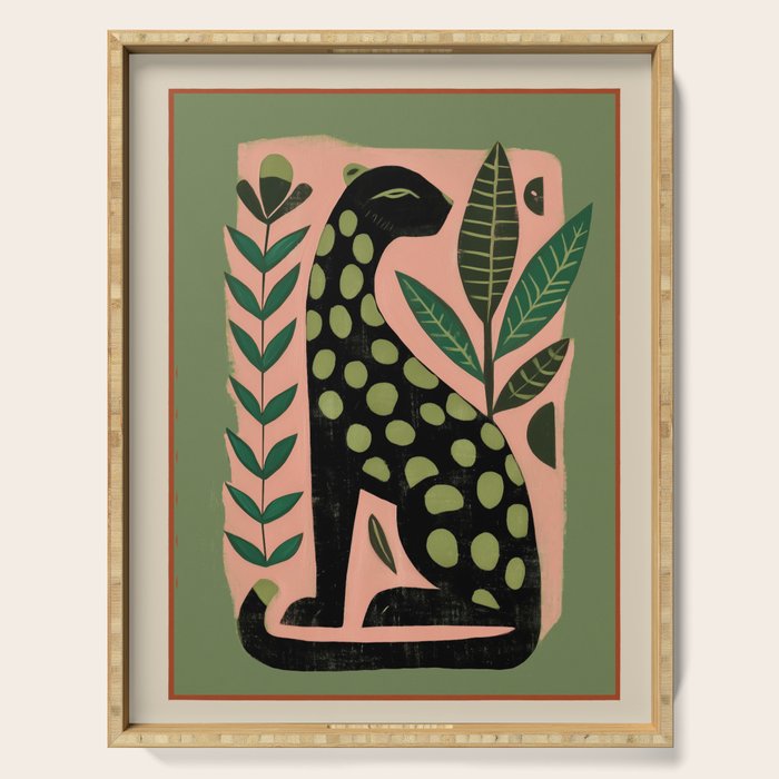 Spotted Cat Serving Tray Gallery Image 1