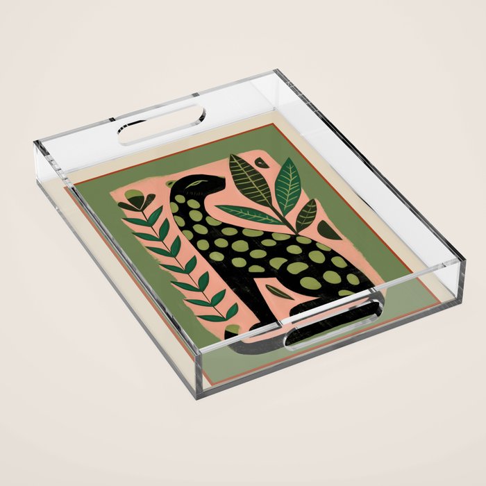 Spotted Cat Acrylic Tray Gallery Image 1