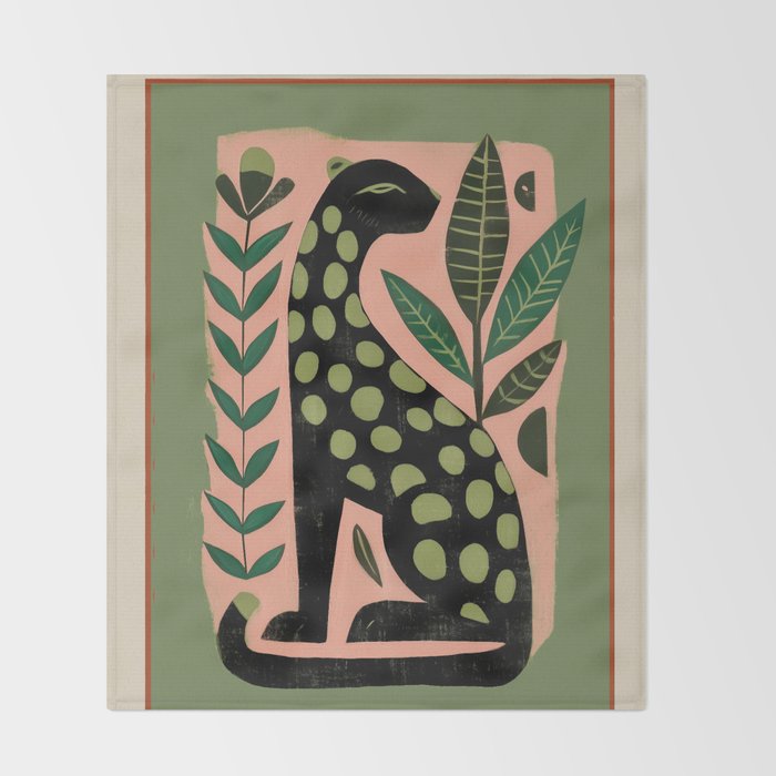 Spotted Cat Throw Blanket Gallery Image 2