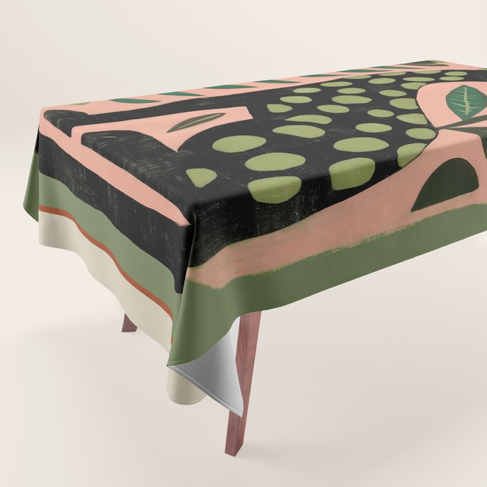 Spotted Cat Tablecloth Gallery Image 1