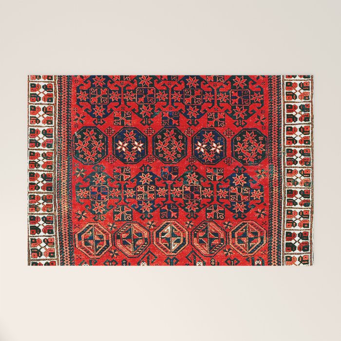 Baluch Khorasan Persian  Antique Rug Print Welcome Mat Gallery Image 1