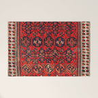 Baluch Khorasan Persian  Antique Rug Print Welcome Mat Gallery Image 1