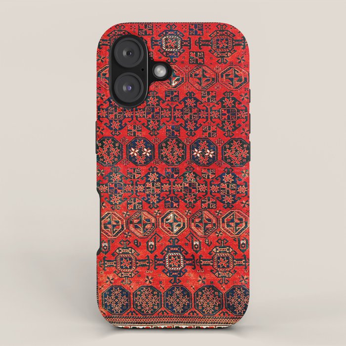 Baluch Khorasan Persian  Antique Rug Print iPhone Case Gallery Image 1