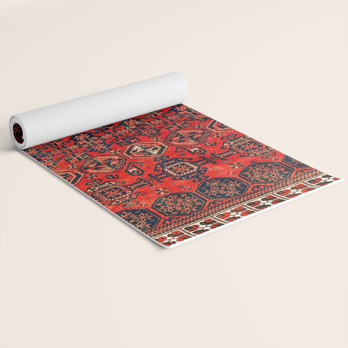 Baluch Khorasan Persian  Antique Rug Print Yoga Mat Gallery Image 2