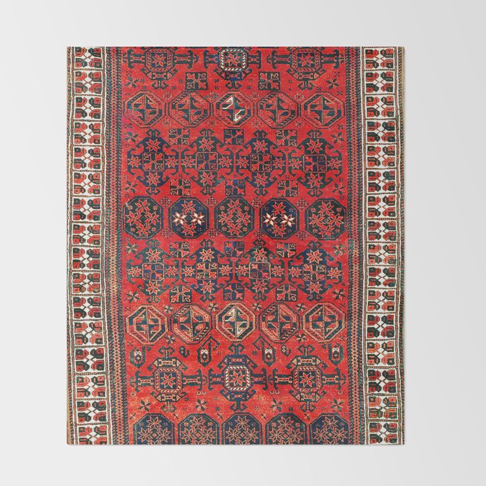 Baluch Khorasan Persian  Antique Rug Print Throw Blanket Gallery Image 2
