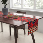 Baluch Khorasan Persian  Antique Rug Print Table Runner Gallery Image 2