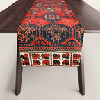 Baluch Khorasan Persian  Antique Rug Print Table Runner Gallery Image 1