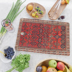 Baluch Khorasan Persian  Antique Rug Print Cutting Board Gallery Image 2