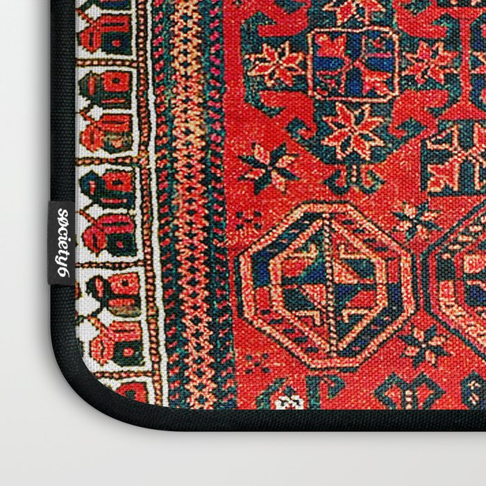 Baluch Khorasan Persian  Antique Rug Print Laptop Sleeve Gallery Image 3