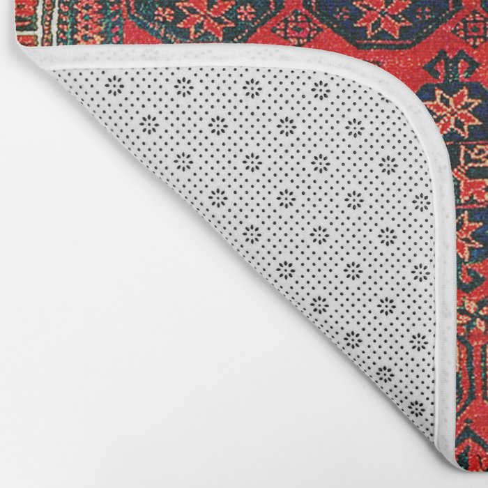 Baluch Khorasan Persian  Antique Rug Print Bath Mat Gallery Image 2