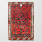 Baluch Khorasan Persian  Antique Rug Print Cutting Board Gallery Image 1