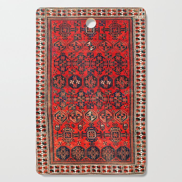 Baluch Khorasan Persian  Antique Rug Print Cutting Board Gallery Image 1