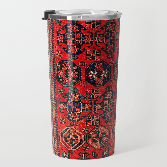 Baluch Khorasan Persian  Antique Rug Print Travel Mug Gallery Image 3