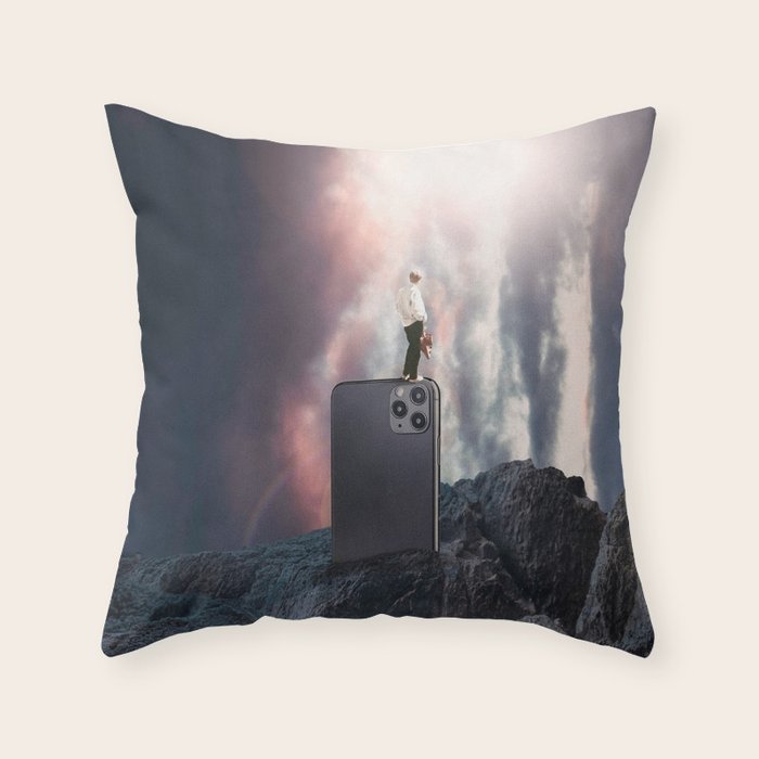 We will Escape from our Cells Throw Pillow Gallery Image 1