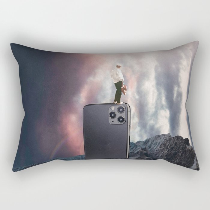 We will Escape from our Cells Rectangular Pillow Gallery Image 1