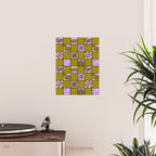 Pisces Checkered Print Poster Gallery Image 2
