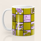 Pisces Checkered Print Coffee Mug Gallery Image 3