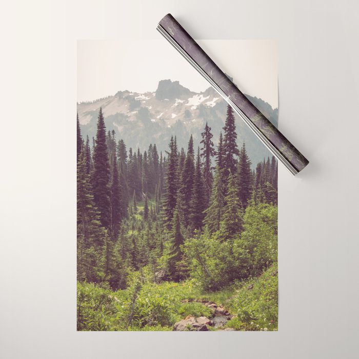 Faraway - Wilderness Nature Photography Wrapping Paper Gallery Image 1