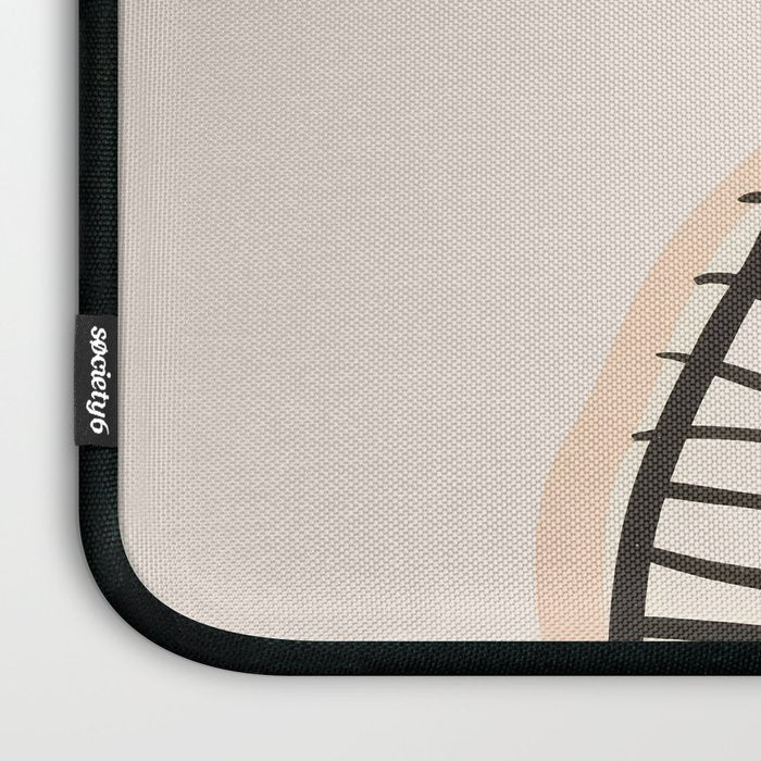 Abstract Cat in Lines Laptop Sleeve Gallery Image 3