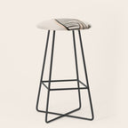 Abstract Cat in Lines Stool Gallery Image 1