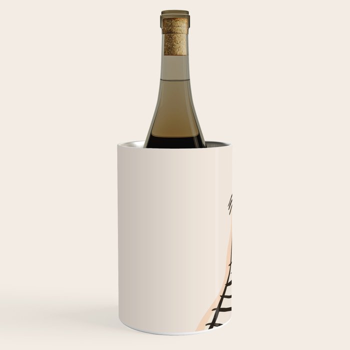 Abstract Cat in Lines Wine Chiller Gallery Image 2