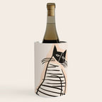 Abstract Cat in Lines Wine Chiller Gallery Image 1