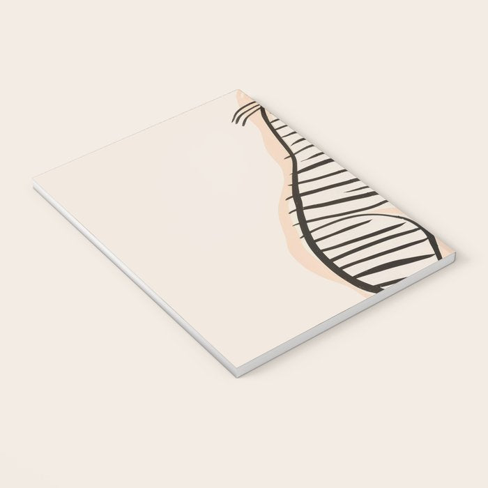 Abstract Cat in Lines Notebook Gallery Image 3