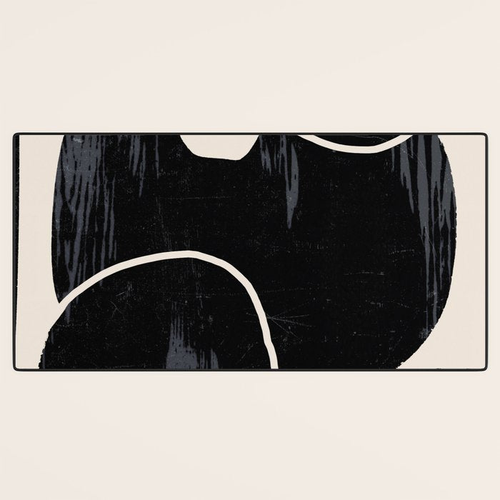 Modern Abstract Art Cat Desk Mat Gallery Image 3