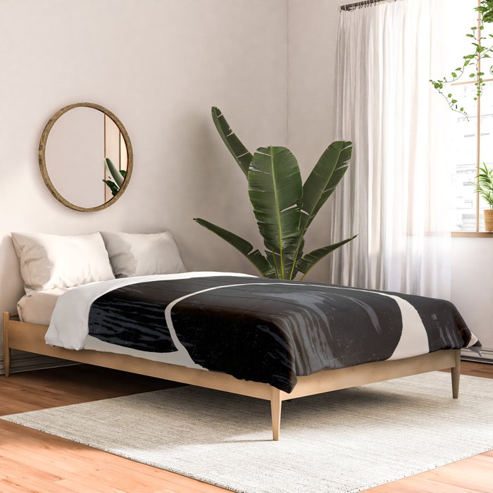 Modern Abstract Art Cat Comforter Gallery Image 2