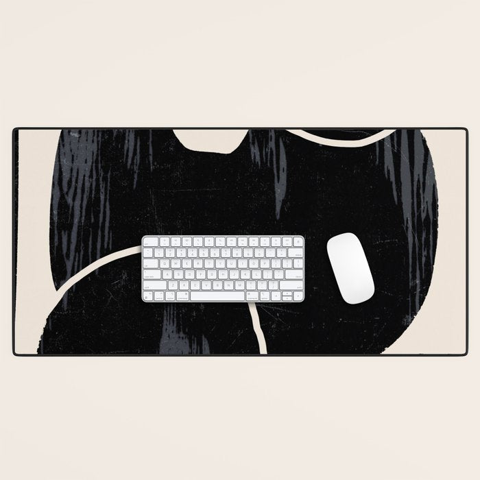 Modern Abstract Art Cat Desk Mat Gallery Image 1