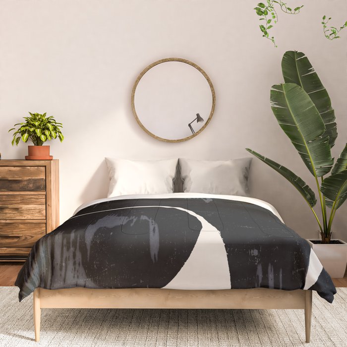 Modern Abstract Art Cat Comforter Gallery Image 3