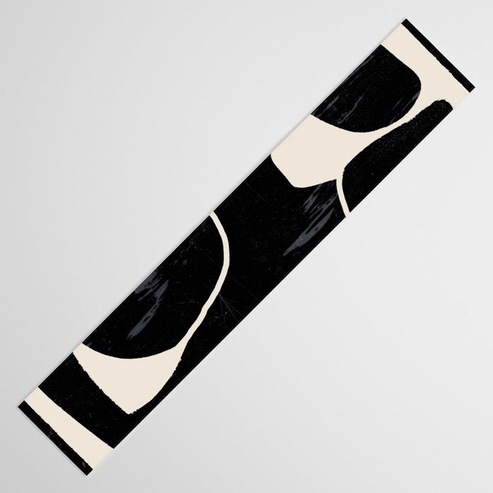 Modern Abstract Art Cat Table Runner Gallery Image 3