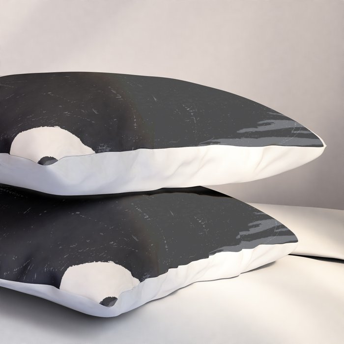 Modern Abstract Art Cat Pillow Sham Gallery Image 3