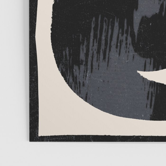 Modern Abstract Art Cat Poster Gallery Image 3