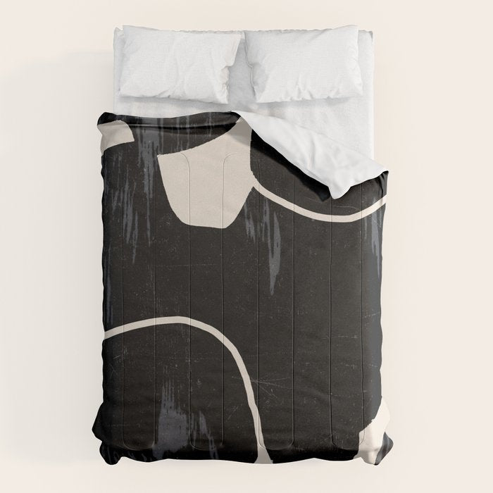 Modern Abstract Art Cat Comforter Gallery Image 6