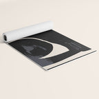 Modern Abstract Art Cat Yoga Mat Gallery Image 2