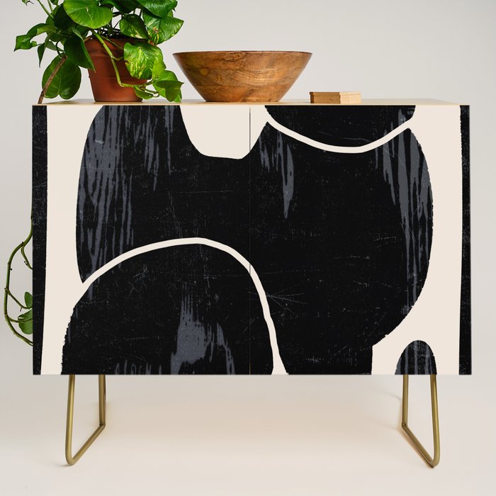 Modern Abstract Art Cat Credenza Gallery Image 1