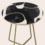 Modern Abstract Art Cat Side Table Gallery Image 2